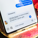 A photo of a screenshot of starred messages